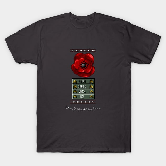 Cannon Fodder T-Shirt by erndub